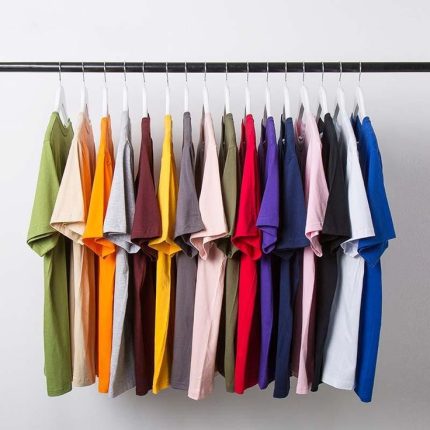 Different Color Solid 1 Piece T-shirt - 100% Plain/cotton/ bulk order